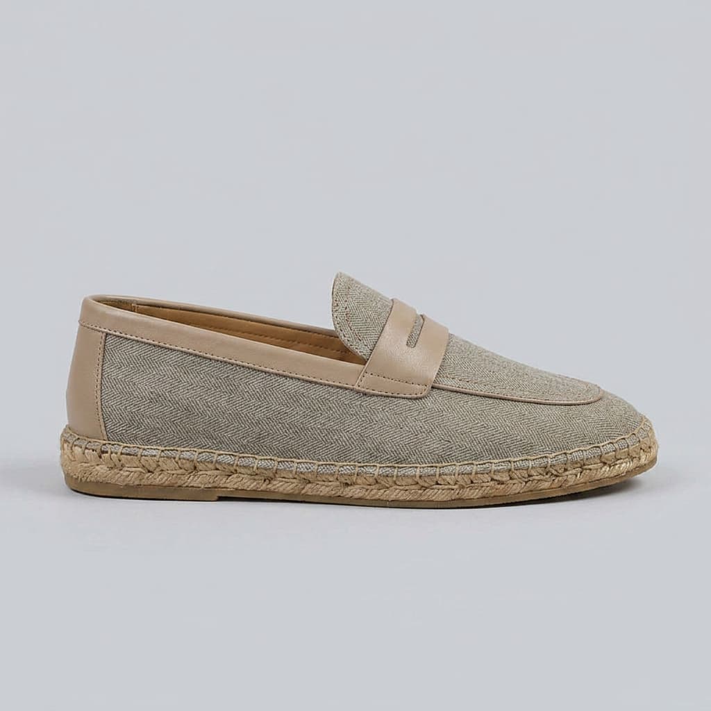 Sanary Herringbone Espadrille - Image 9