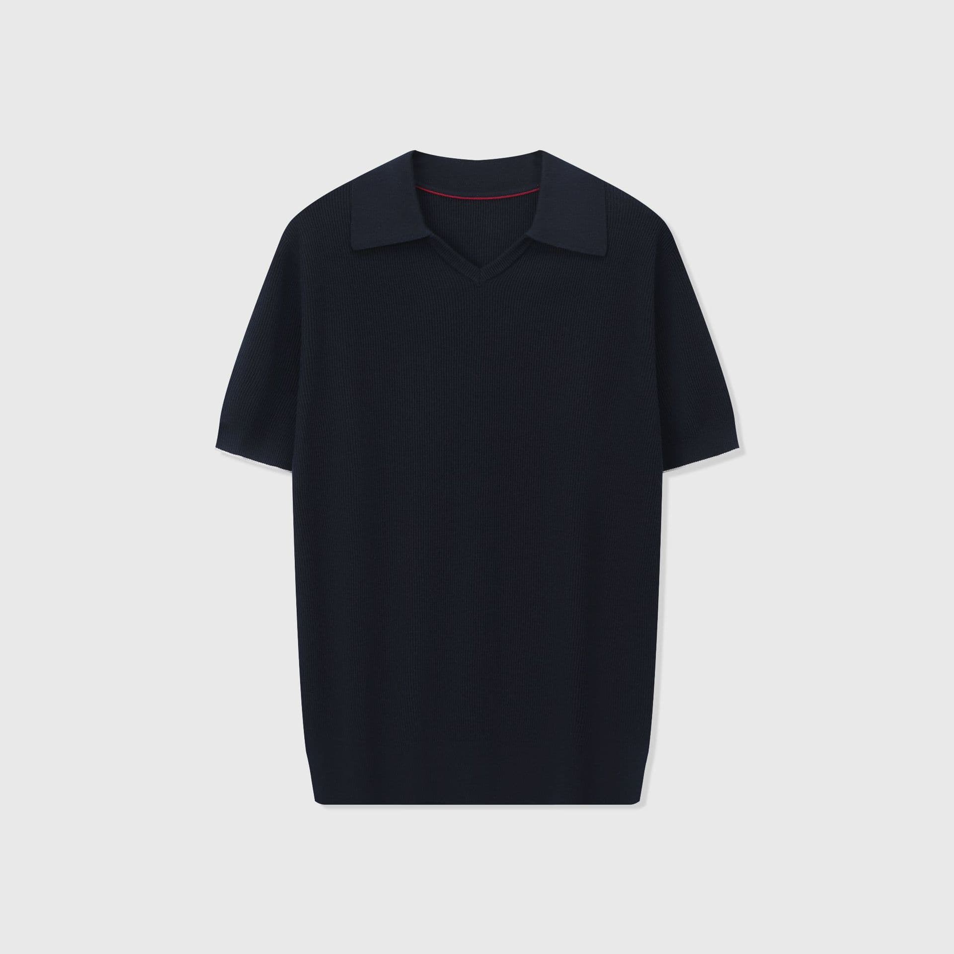 Solaro Open-Collar Knit Polo - Image 6