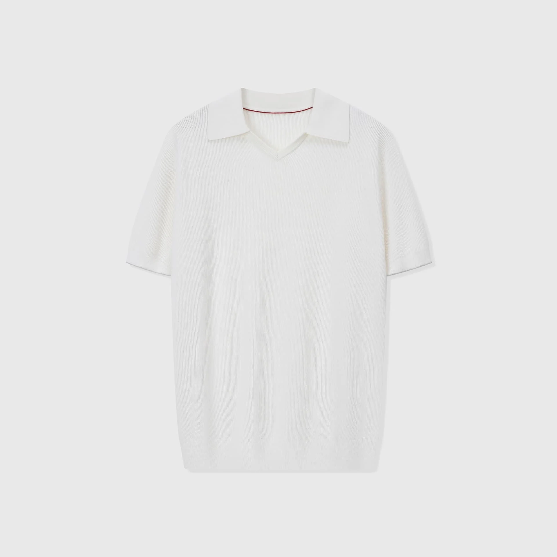 Solaro Open-Collar Knit Polo - Image 7