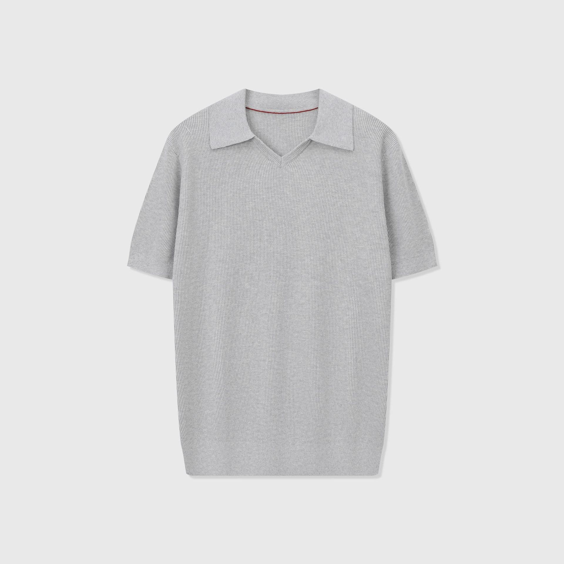 Solaro Open-Collar Knit Polo - Image 8