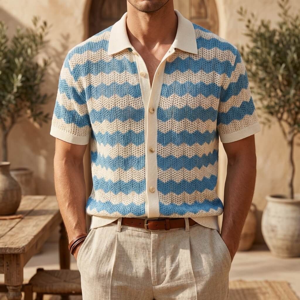 St. Tropez Jacquard Polo - Image 3