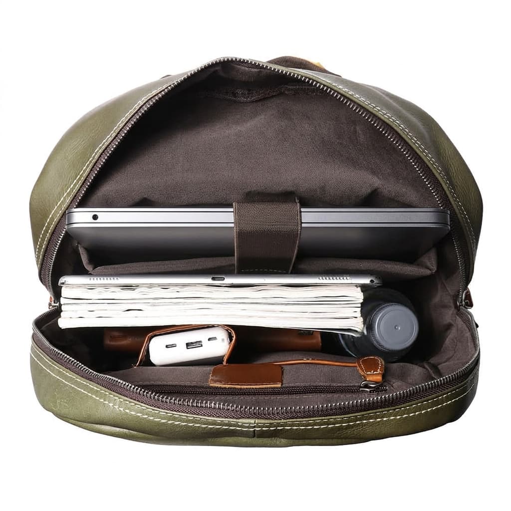 Thornton Leather Backpack - Image 7